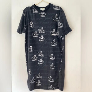 Vintage Emmanuelle Kahn T Shirt Dress 1990s